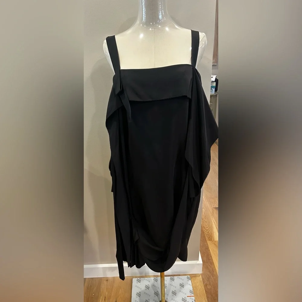 Vera Wang avant garde stretch silk dress - Picture 1 of 11